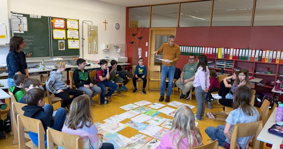besuch in der klasse
